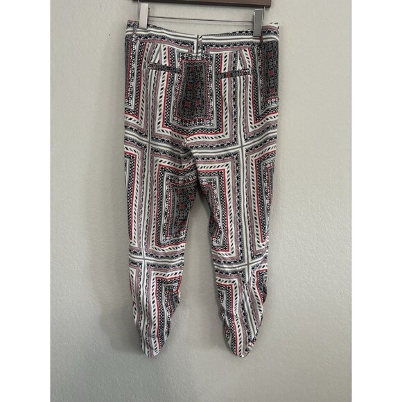 Parker Harem 100% Silk Boho Print Pants Sz 4 - Picture 5 of 8